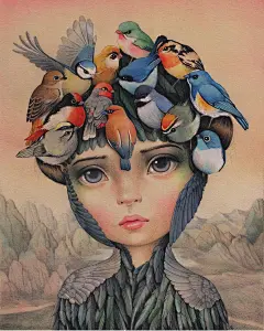 来自西班牙的知名插画艺术家劳尔·格拉（Raul Guerra），几乎所有的作品都是以美到不可方物的小萝莉为主。