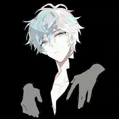 蓝淡采集到动漫头像：男