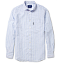 Faconnable Striped Linen and Cotton-Blend Shirt