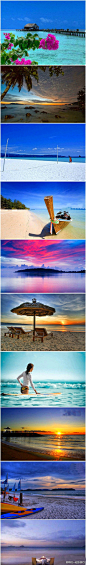 【图】东南亚最美的海滩：1．马尔代夫双鱼岛；2．泰国巴东海滩；...