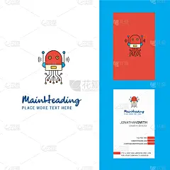 品牌名称,创造力,垂直画幅,机械手,名片,可爱的,商务,计算机,玩具,技术