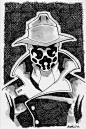 Sketch 053 of 100 RORSCHACH by misfitcorner