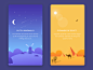 welcome page ui，app，illustrations