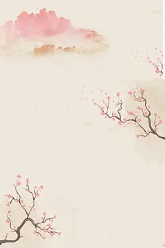 简约黄色时尚高端大气创意古风背景