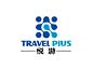 Travel Plus• 悦游 高端旅游定制商标设计 - 123标志设计网™