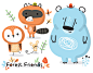 Forest Friends : Character concepts for a new product line for Experience Early Learning