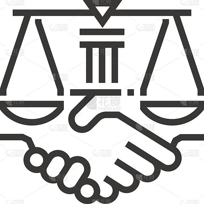 商业法的图标