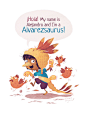 Dinosaur Dress Up - A Animal Alphabet : Kids all over the World dress up as their favorite Dinosaurs. 