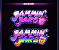 Jammin' Jars: Game Art : A playful cascade slot game based on juicy fruits and funky jam jars.