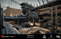 Gears 5 - Ventilation, Matthias Riegler : During the development of Gears 5 I spent a considerable amount of time on the new Escape Mode.
It's an underground facility with multiple sub themes and these are part of the ventilation system.
A large network d