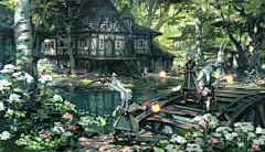 日韩插画/二次元/日韩风 さすも次郎作品
花瓣关注原画人，推荐更多精选素材，绘画更有灵感