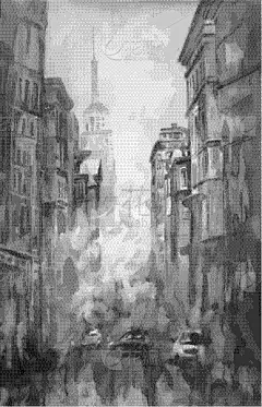 水彩画,街道,都市风景,名声,纽约,交通,壁纸,艺术品,草图