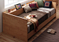 宜家风格板式床 韩式床 沙发床罗汉床 板式床定做-淘宝网
