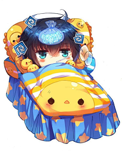 蝉羽落雪采集到萌