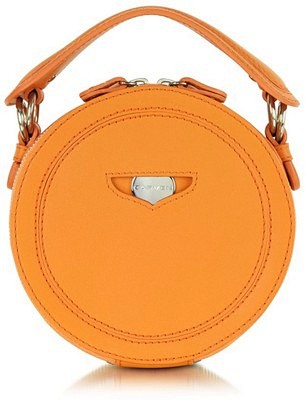 Carven Orange Leathe...