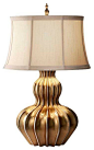 Florentine Gold Lamp - contemporary - table lamps - Chachkies