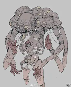 台湾概念插画人物设计师Ching Yeh 专职于科幻与机械设定，任职于雷亚游戏 担任”Cytus2”主美。场景人物插画作品极具个人表现力，大爱玩骷髅和机甲，作品设计题材上将东方的元素与西方的机甲设计结合一起，用酷炫的描线去体现，营造了非常棒的画面冲击力。 ​
