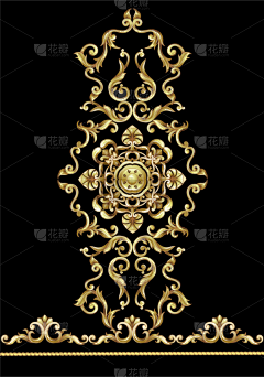 Acan阿残采集到花纹·欧式