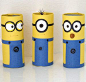 Cardboard Tube Minion Crafts | AllFreeKidsCrafts.com Couldn't you just eat these crafts for kids up? You have all the materials in your home already!!: 