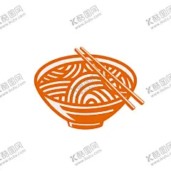 面条 【酷图网】面条,早餐,麻辣,美食,重庆特色,传统美食,手绘,插画,包装素材