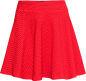H&M红色微喇弹力松紧腰纯棉半身短裙（多色）-最搭配