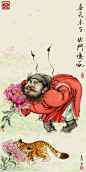 秋风清，秋月明，
落叶聚还散，寒鸦栖复惊。