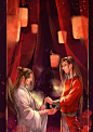 〔 天官赐福 〕台风君 绘