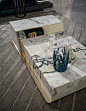 Tavolino basso in marmo per salotti Bold - Longhi.it