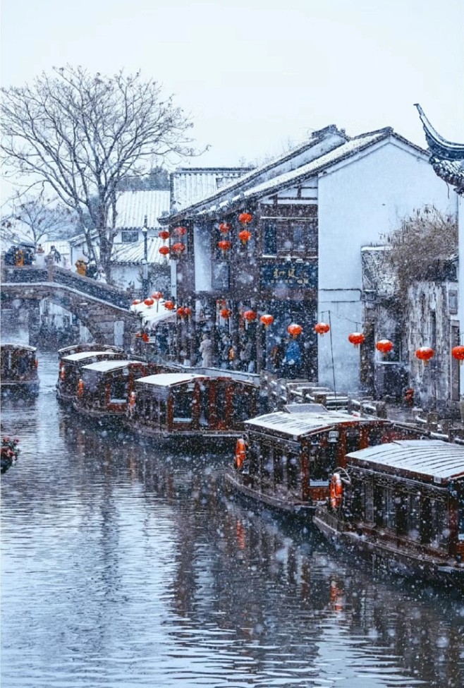 一下雪，苏州就成了姑蘇 ..