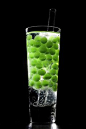 Gin & Tonic with Boba (tapioca pearls) (no recipe, this is just an idea...)