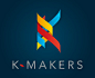K-Makers - 30 Cool One letter Logo Designs: 