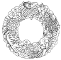 神兽 祥云环 插画手绘 - 小红书