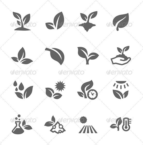 植物图标-杂项图标Plants Icon...