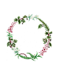 Olympic Peninsula Wreath Print