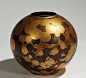 Jean Dunand (1877-1942), lacquered-metal vase.: 