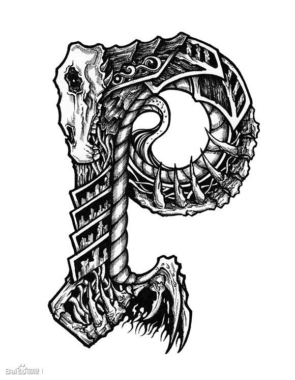 26个英文字母涂鸦26个坑啊手绘吧百度贴吧