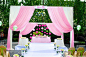 粉红户外婚礼照片-粉红户外婚礼图片-粉红户外婚礼素材