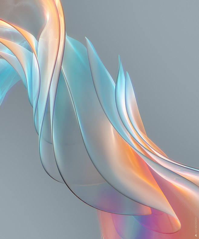 3D abstract backgrou...