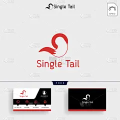 模板,品牌名称,狐狸,尾巴,名片,商务,野生动物,狗,动物