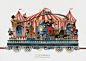 Junaida清新手绘：火车上的梦幻乐园
