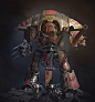 imperial knight warhammer 40k fan art, Dmitriy Mironov