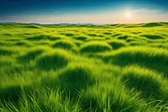 草丛自然风景摄影图