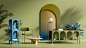 Behance C4D设计欣赏  场景搭建