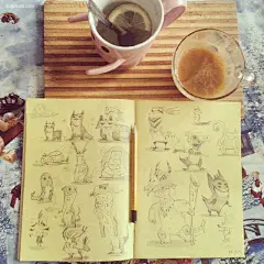 Valeriya Zhivechkova 手绘漫画欣赏 鸟 速写 美女 水彩 时尚插画 时尚 手绘 写生 