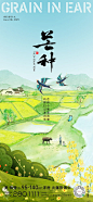 芒种节气海报-志设网-zs9.com