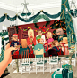 Christmas Traditions : A project done for Swerve Magazine for an editorial. #人物# #卡通# #色彩#