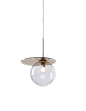 Umbra pendant clear / polished brass