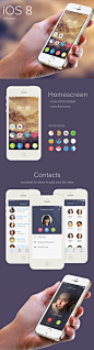 15 iOS 8 Design Concepts for Your Inspiration