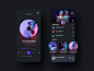 Music Player UI KIT (Dark Theme) app app design concept design mobile mobile app mobile app design mobile design mobile ui ui ui ux design ui design ui kit ui ux uidesign uikit