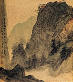 oyyxdy828采集到张大千粗笔山水